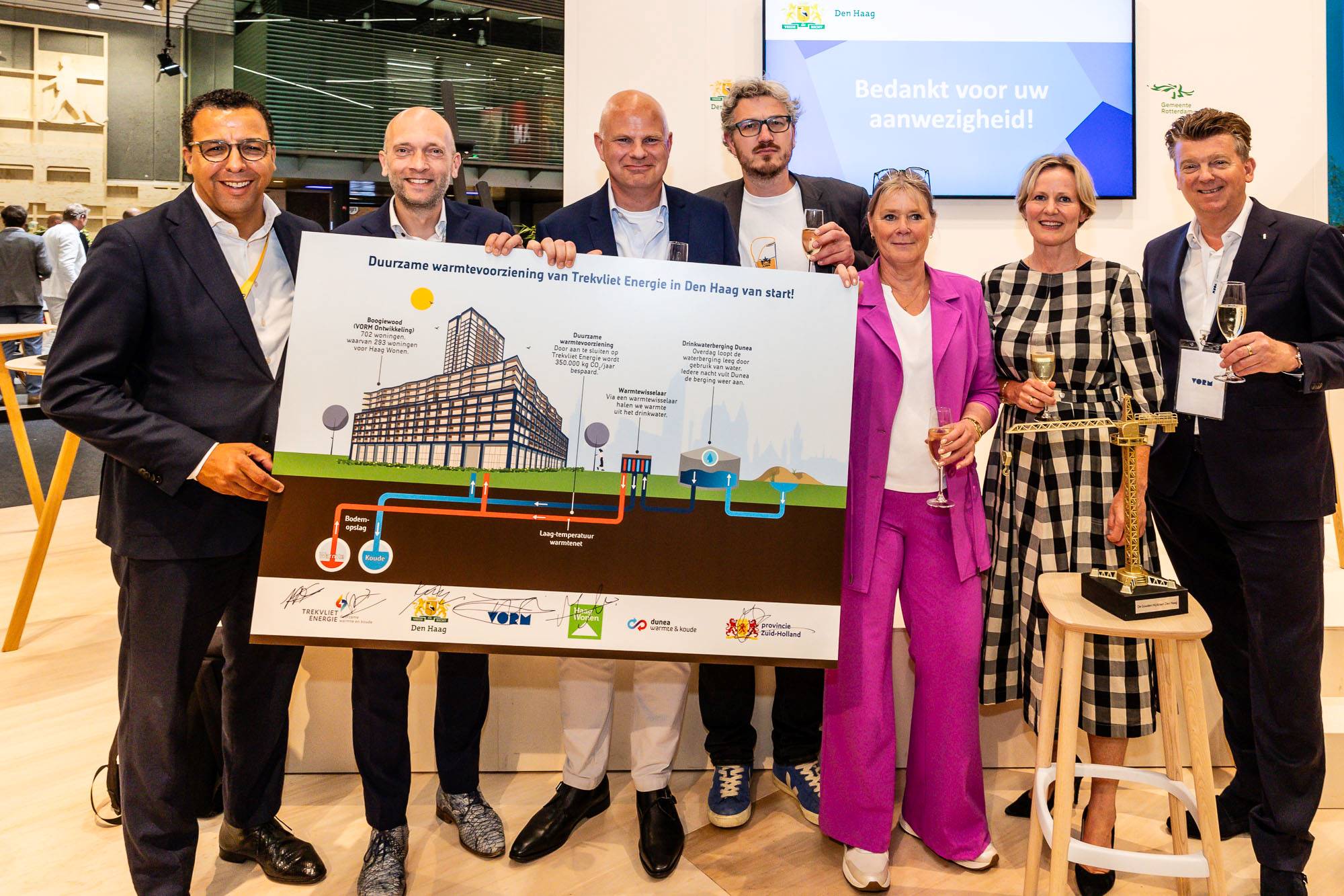 Ondertekening Trekvliet op de Provada