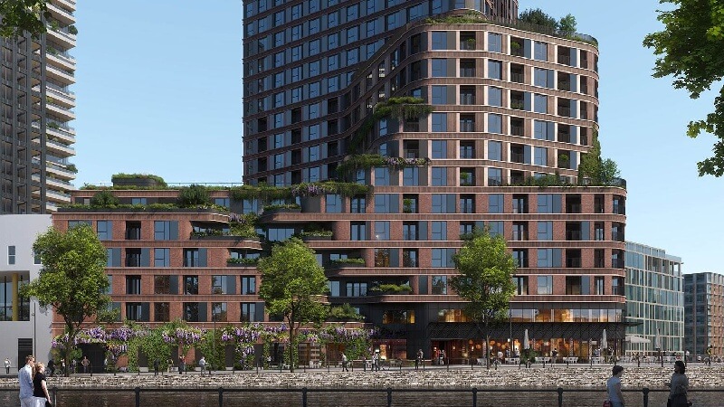 Een schets van de Brinktoren