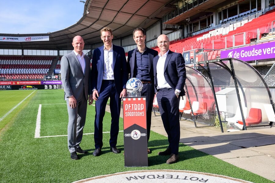 Van links naar rechts: Dave van der Meer, Klaas de Gier, Walter Grootveld en Manfred Laros